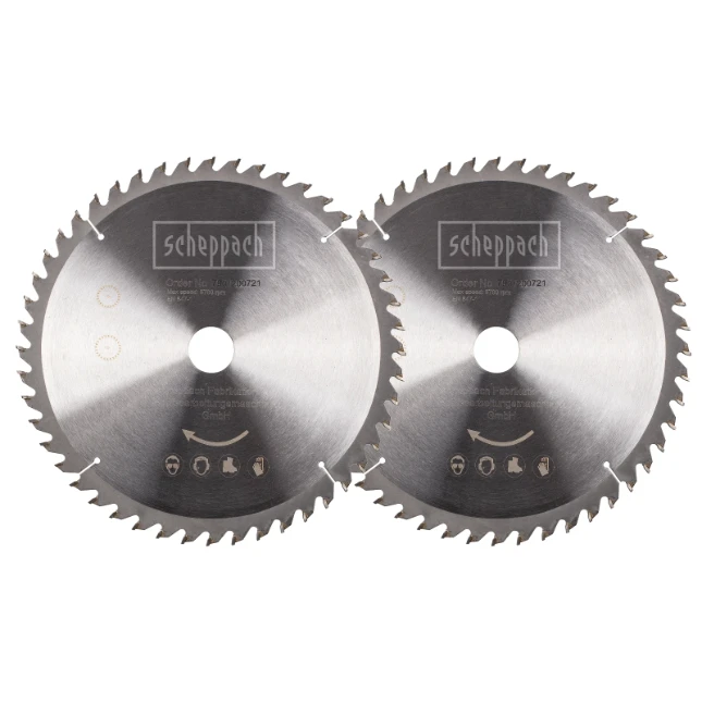 Scheppach Cirkelzaagbladset O216x30,0 mm 40 Tanden (2 stuks)