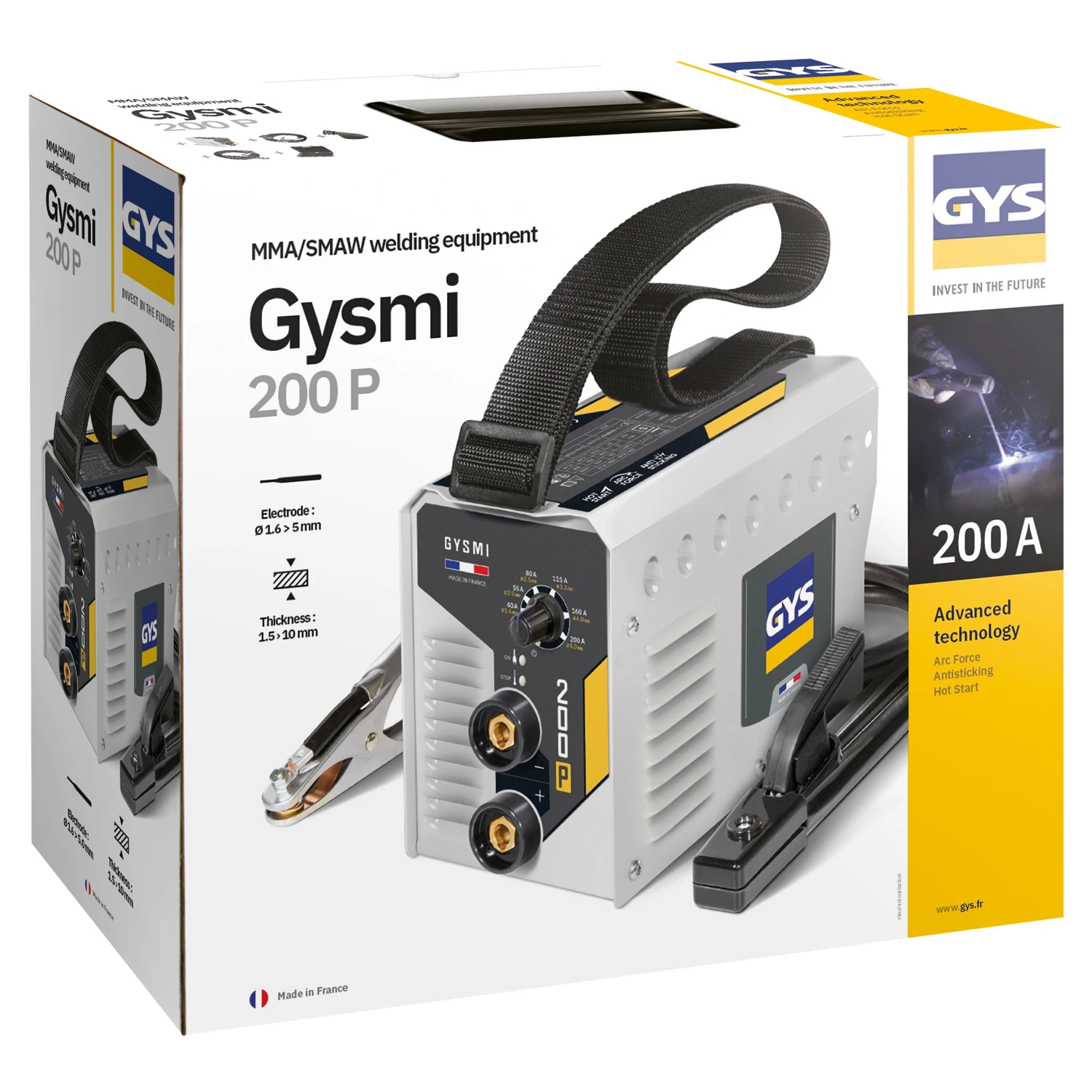 GYS Lasinverter GYSMI 200P - in koffer met accessoires