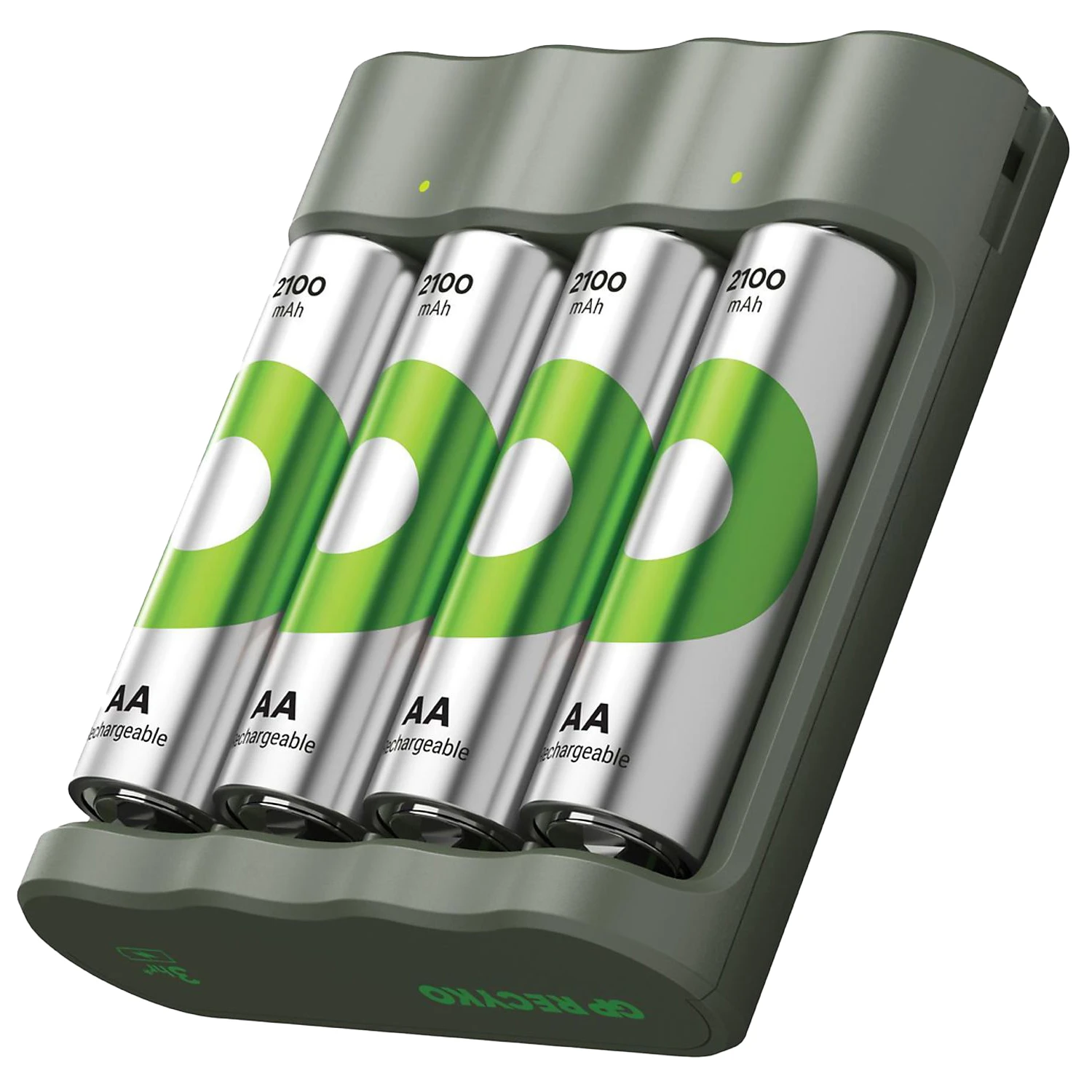 GP Oplaadbare AA batterij 2100mAh ReCyko + Gratis Oplader B441
