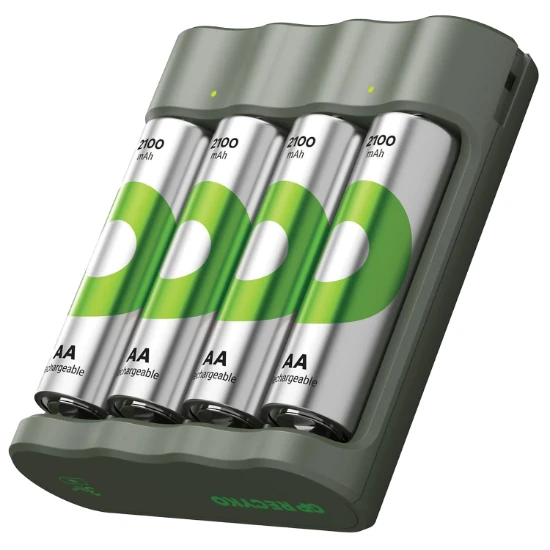 GP Oplaadbare AA batterij 2100mAh ReCyko + Gratis Oplader B441