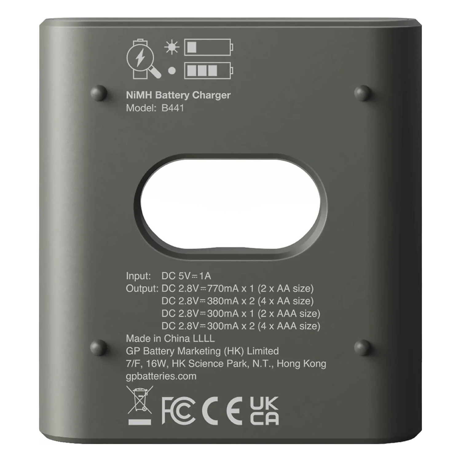 GP Oplaadbare AA batterij 2100mAh ReCyko + Gratis Oplader B441