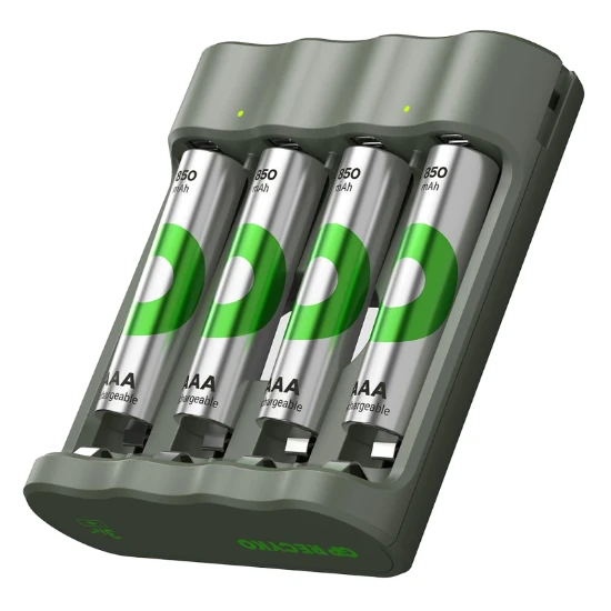 GP Oplaadbare AAA batterij 850mAh ReCyko + Gratis Oplader B441