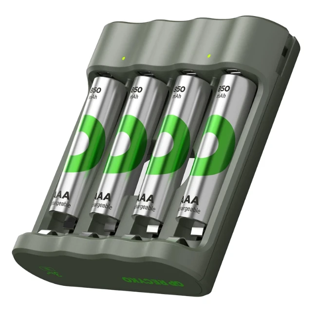 GP Oplaadbare AAA batterij 850mAh ReCyko + Gratis Oplader B441