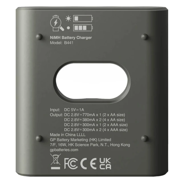 GP Oplaadbare AAA batterij 850mAh ReCyko + Gratis Oplader B441