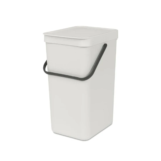 Brabantia Afvalemmer Sort & Go 16L - lichtgrijs
