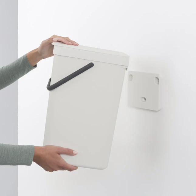 Brabantia Afvalemmer Sort & Go 16L - lichtgrijs