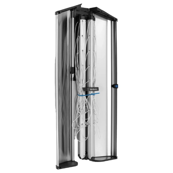 Brabantia Wanddroger WallFix met opbergbox - zilver