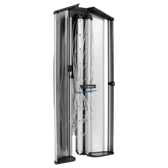 Brabantia Wanddroger WallFix met opbergbox - zilver