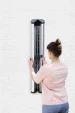 Brabantia Wanddroger WallFix met opbergbox - zilver