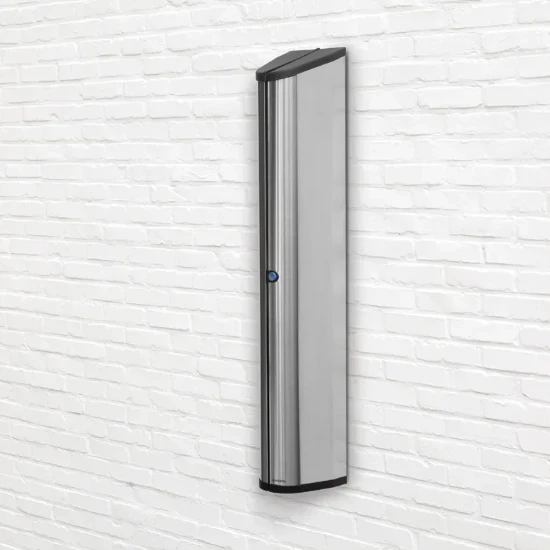 Brabantia Wanddroger WallFix met opbergbox - zilver