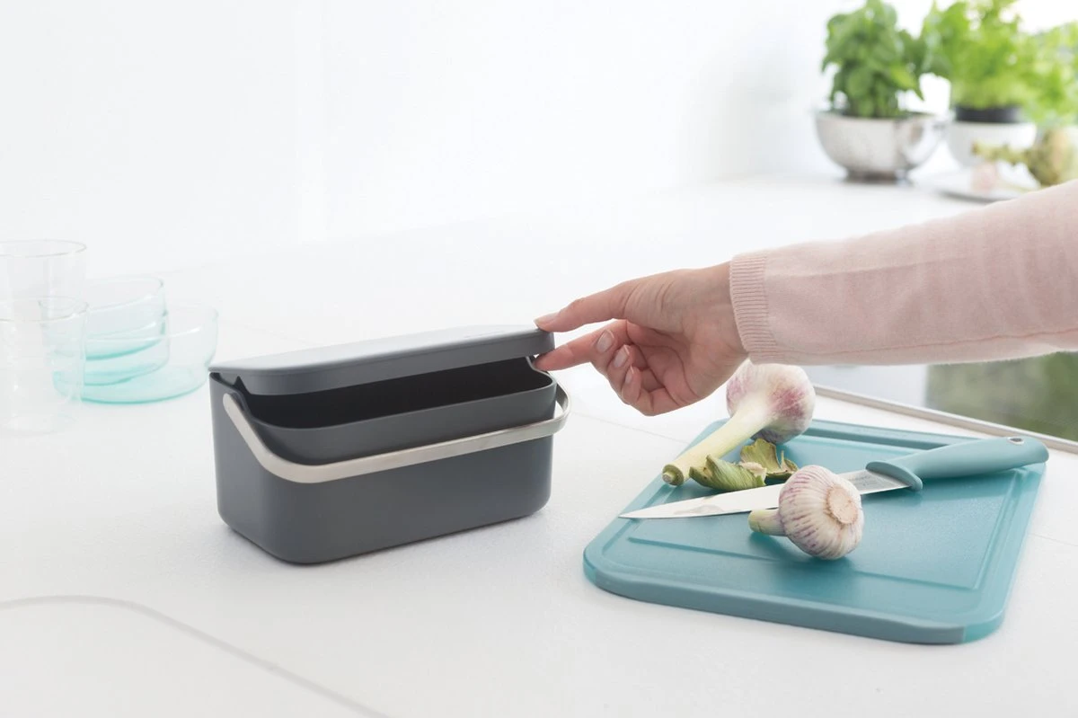 Brabantia Afvalbakje SinkSide 1,8L - donkergrijs
