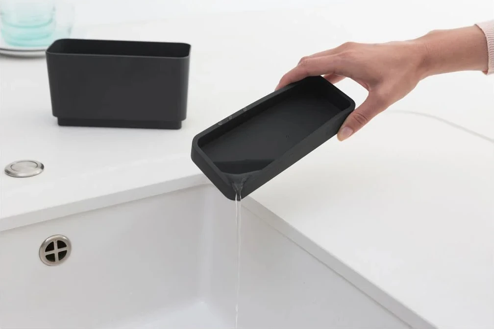 Brabantia Afvalbakje SinkSide 1,8L - donkergrijs