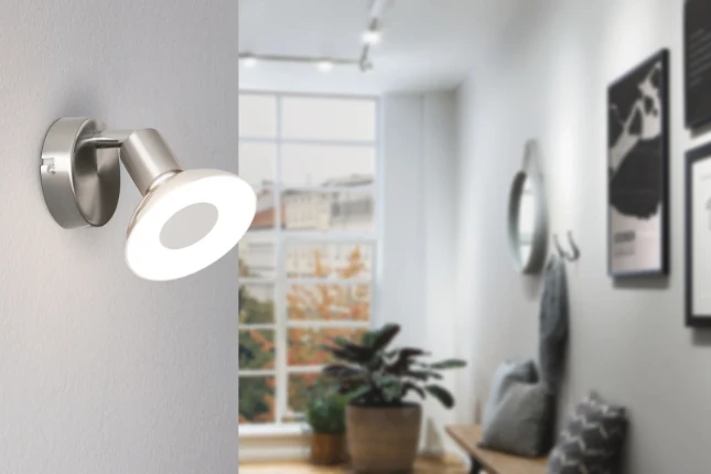 Paulmann Wandspot Carolina GU10 10W - nikkel