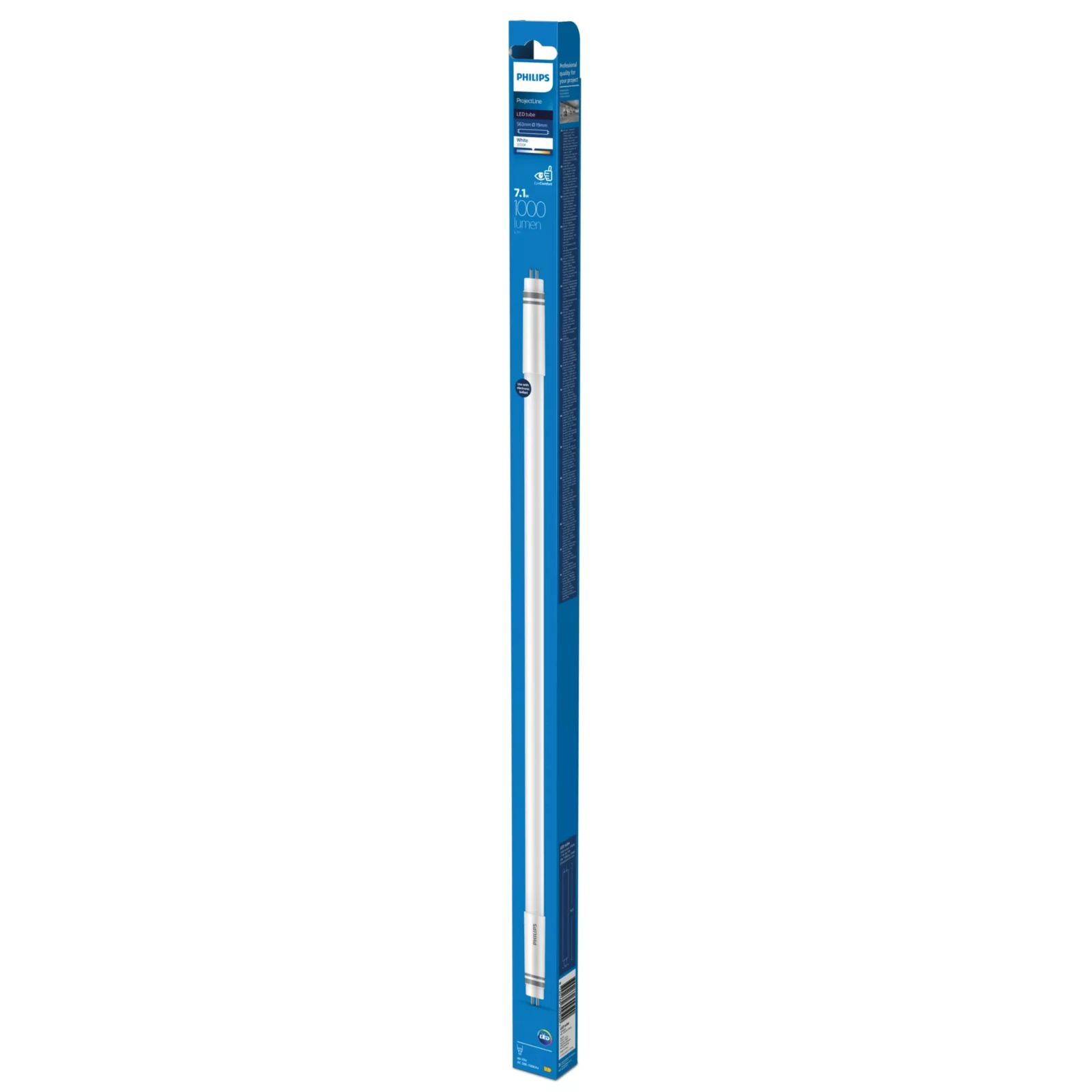 Philips ProjectLine LED TL buis T5 600mm G5 7.1W 3000K