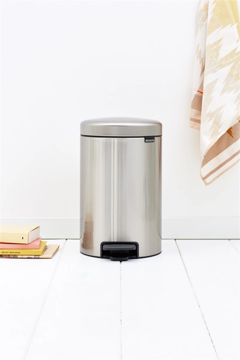 Brabantia Pedaalemmer Newicon 12L - matt steel