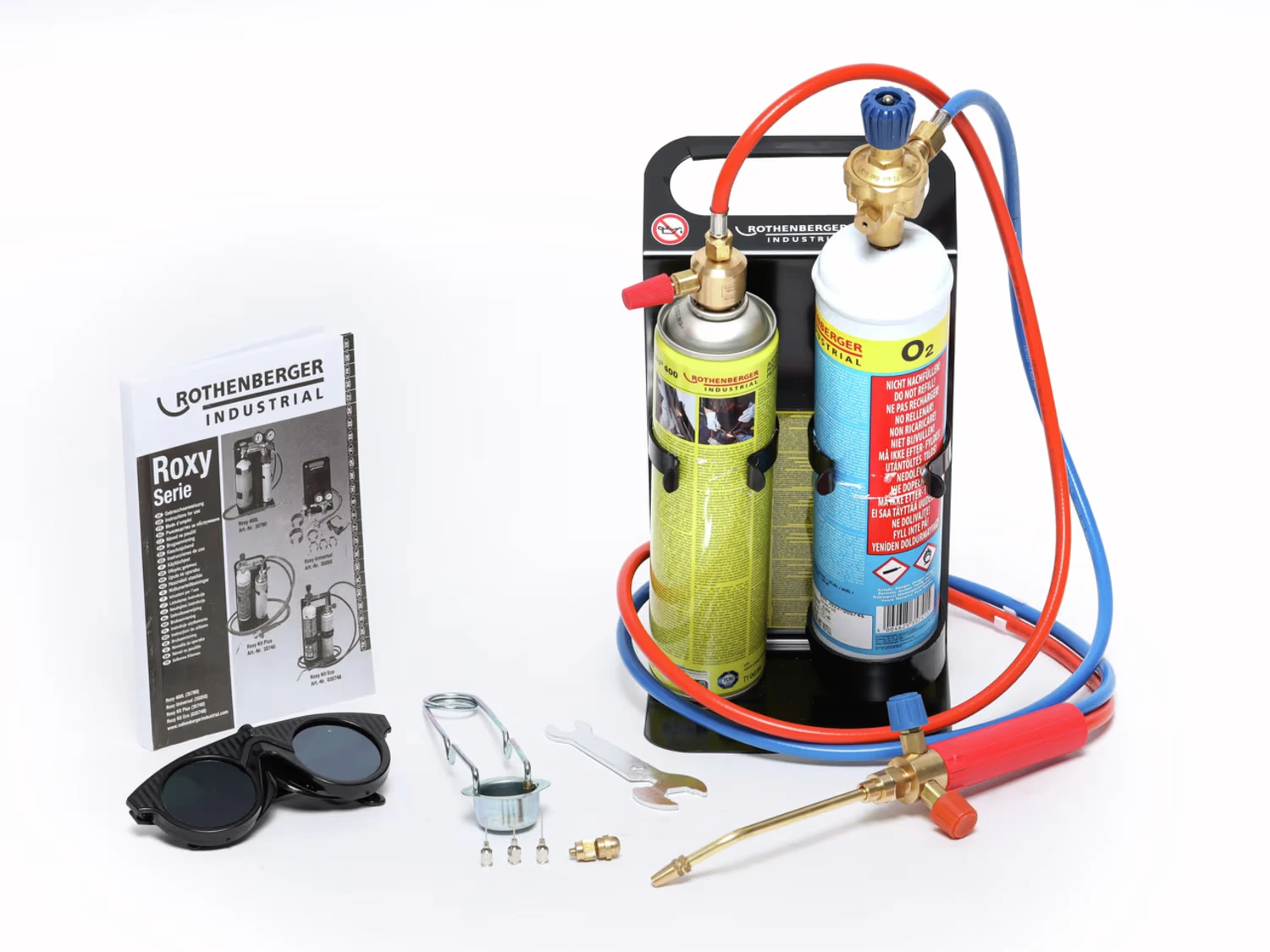 Rothenberger Lasset autogeen Roxy Kit Plus (wegwerp zuurstoffles)