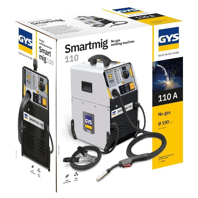 GYS Lasinverter SMARTMIG 110 MIG/MAG - inclusief accessoires