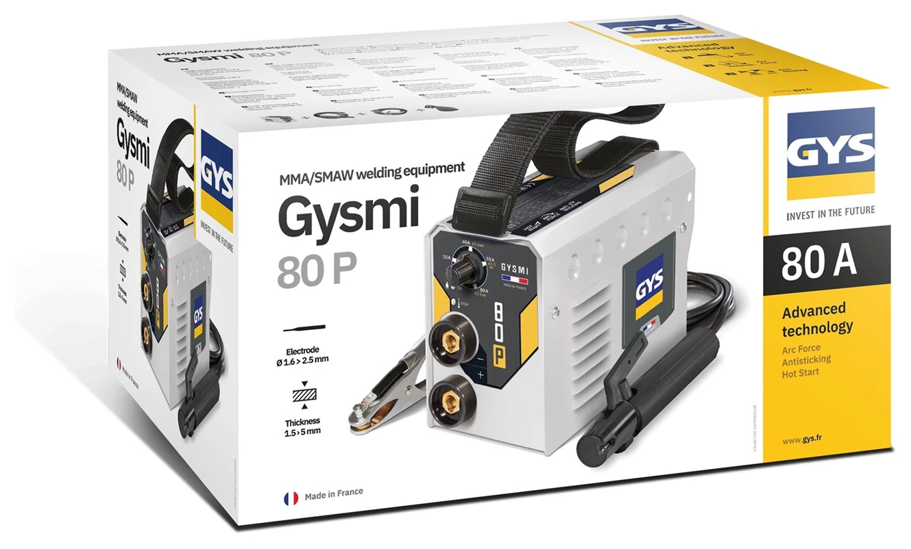 GYS Lasinverter GYSMI 80P - inclusief accessoires