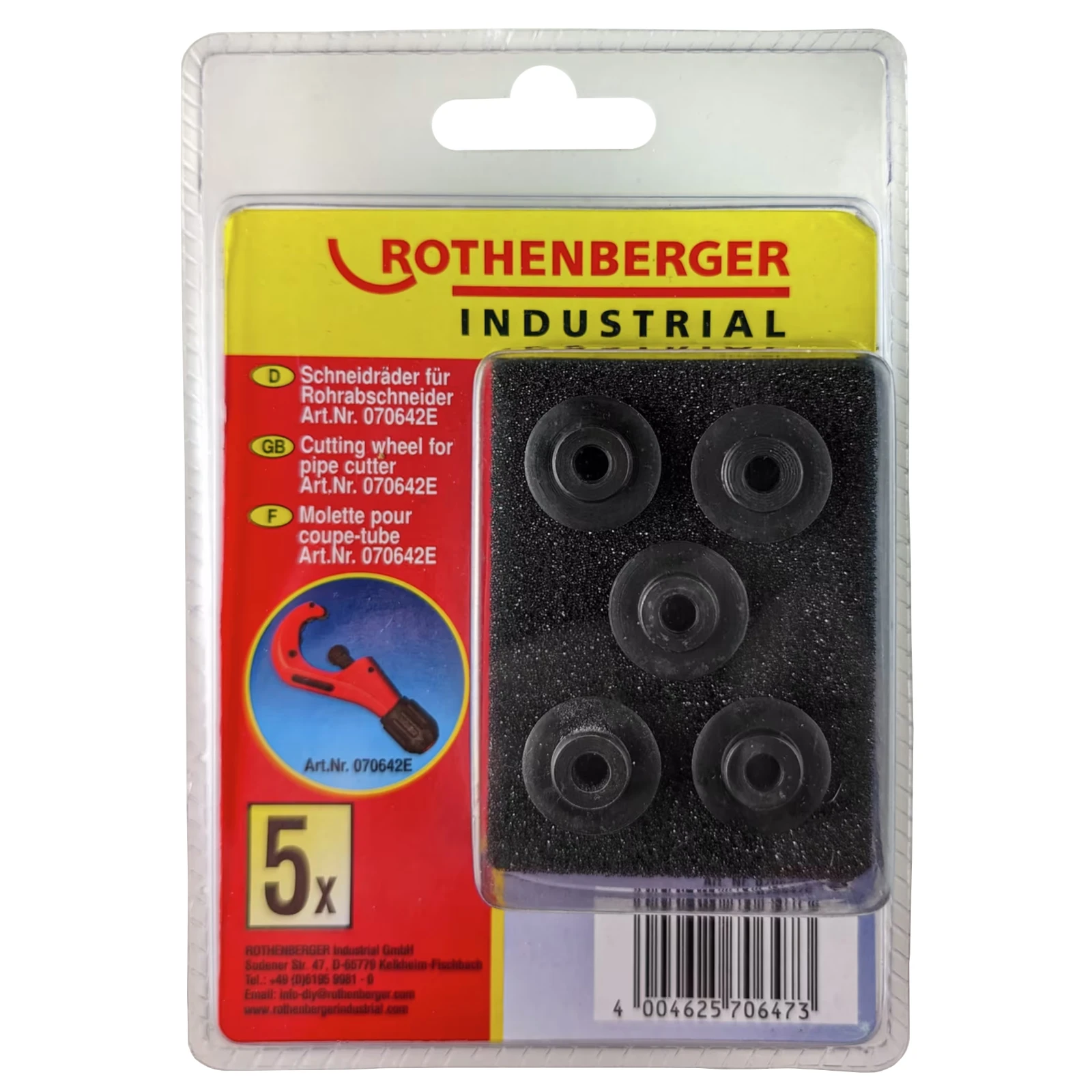 Rothenberger Vervangende Snijschijf voor 070642E
