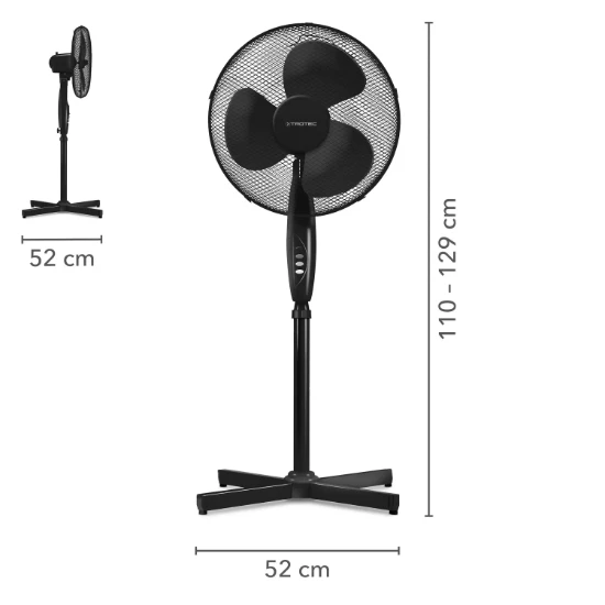 Trotec Ventilateur sur pied TVE 18 S