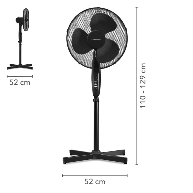Trotec Ventilateur sur pied TVE 18 S