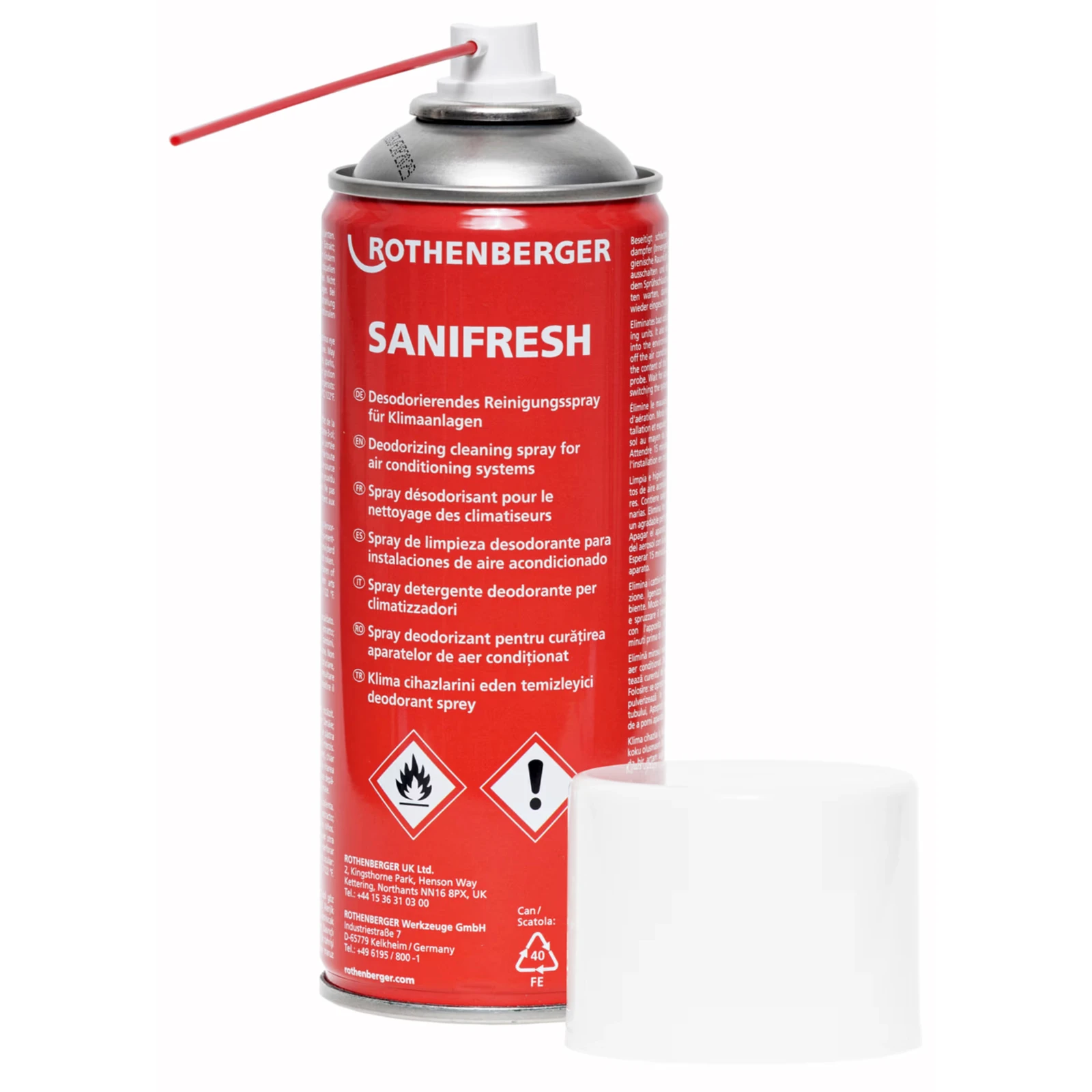 Presentoir pour bombes de desinfectant Sanifresh