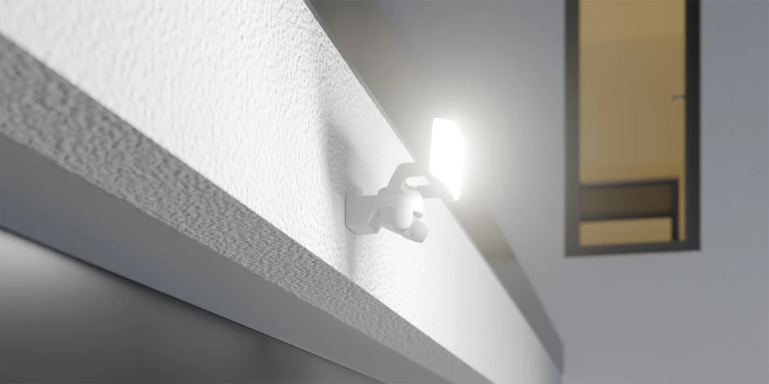 Steinel Sensor-LED-buitenspot XLED Protect S met bewegingsmelder - wit
