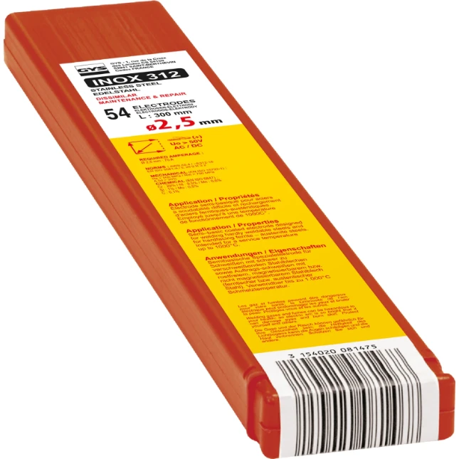 GYS Elektrodes RVS 312R O2,5 (54 stuks)