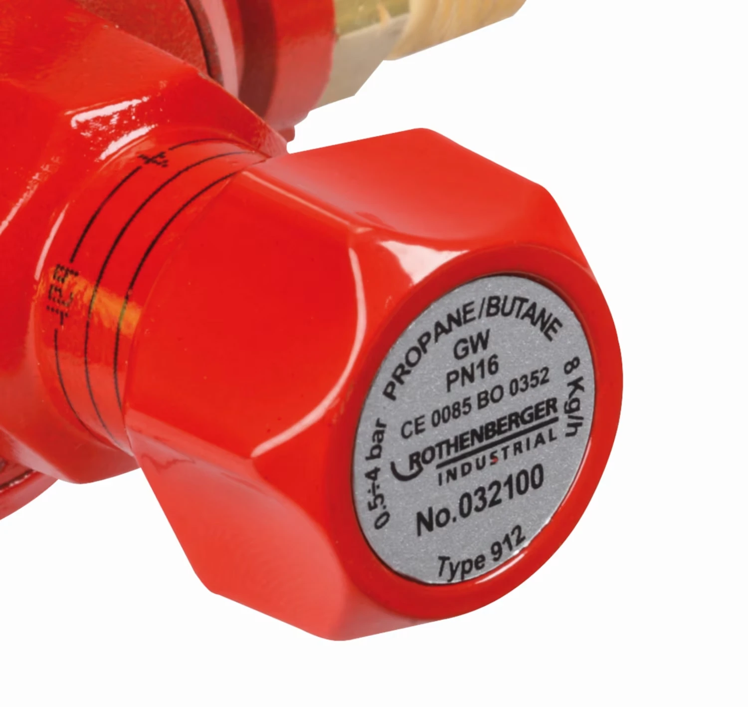 Rothenberger Propaan drukregelaar 0,5-4 bar G 3/8" LH - met manometer