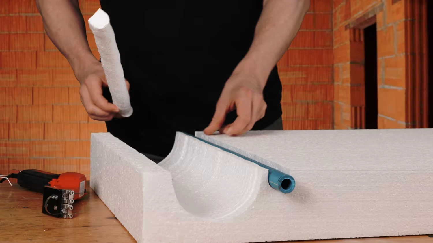 Rothenberger Adapter voor piepschuimsnijder 7,5 cm