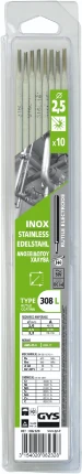 GYS Electrodes inox diam. 2,5mm (x10)