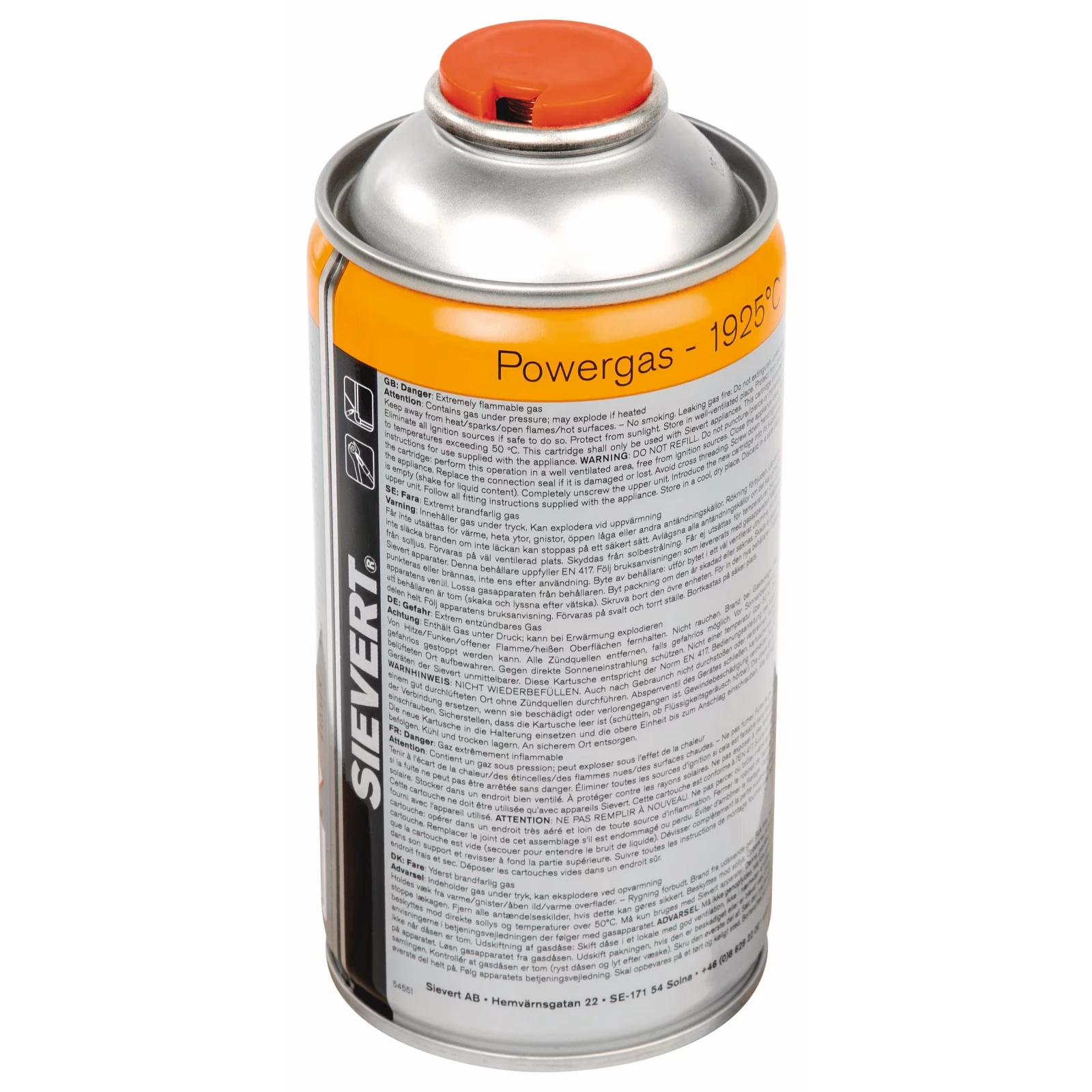 Sievert Cartouche Powergas, 175g/320ml (20pcs)