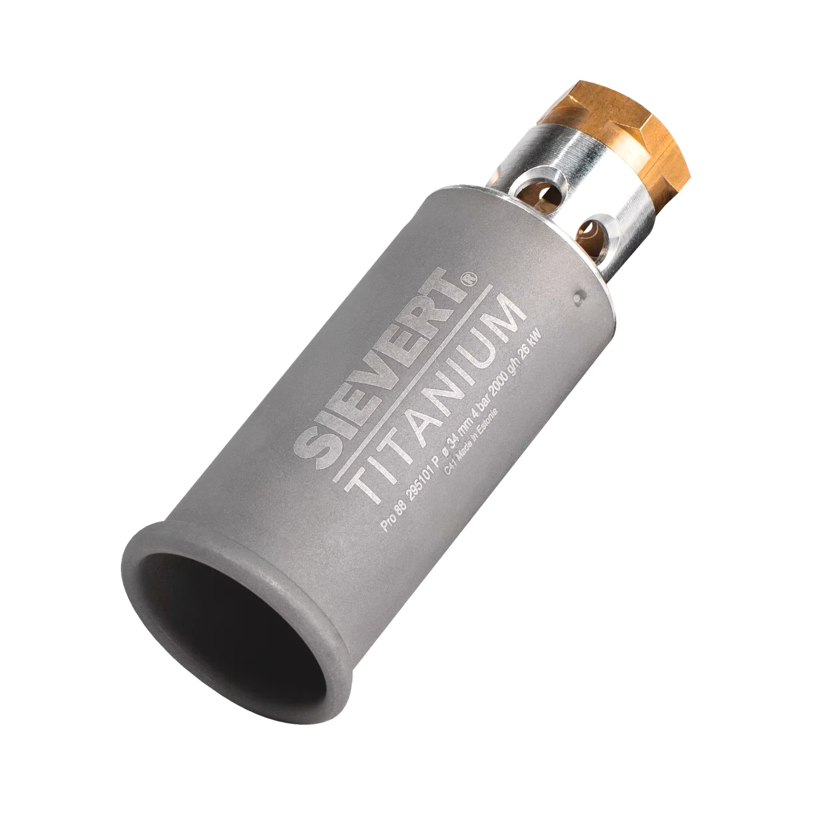 Sievert Branderkop O34 mm - titanium