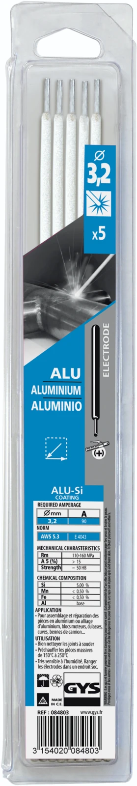 GYS Elektrodes aluminium O3,2 x 350 mm (5 stuks)