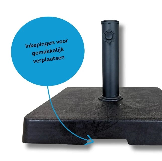 PimXL Parasolvoet vierkant 16kg