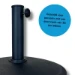 Parasolvoet rond 19kg