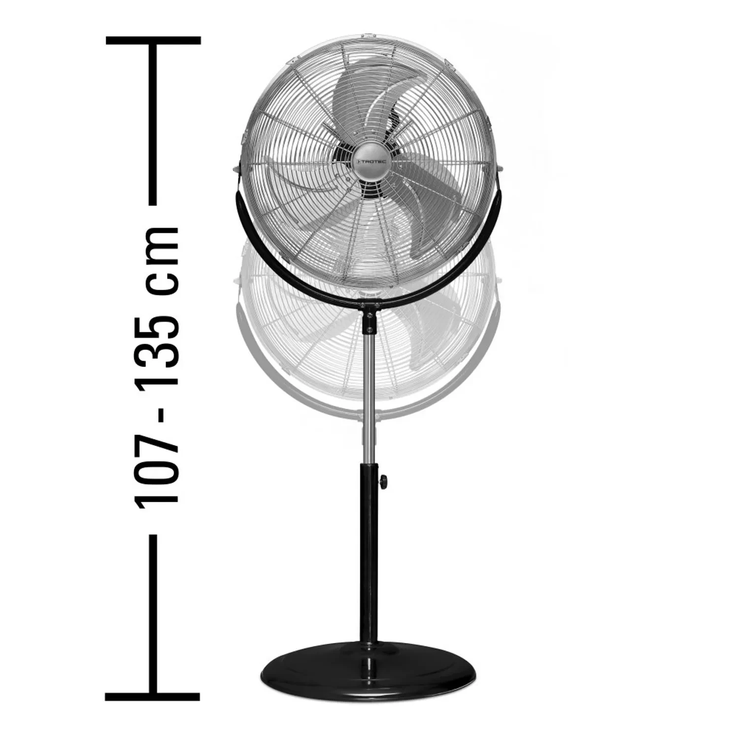 Trotec Ventilateur sur pied TVM18S noir