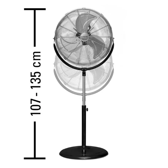 Trotec Ventilateur sur pied TVM18S noir