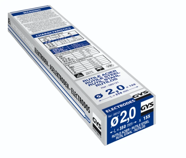 GYS Elektrodes staal O2,0 x 350 mm (155 stuks)