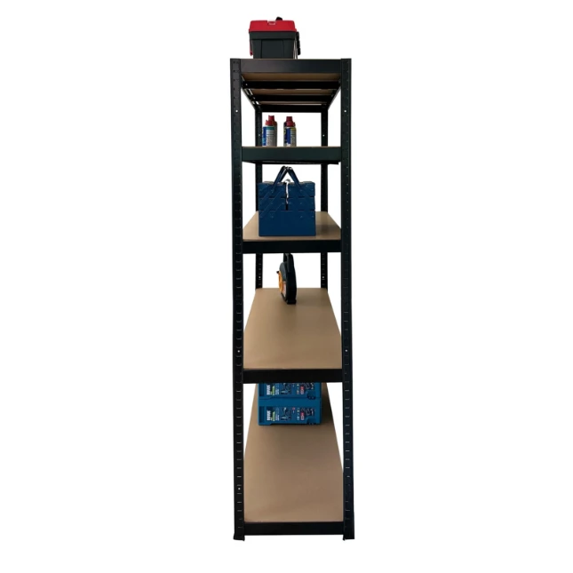 ERRO Stellingkast - 5 planken - 120cm - zwart