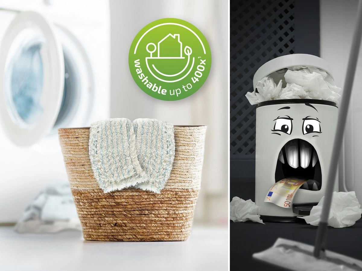 Leifheit Vloerwisser vervangingsdoek Profi XL cotton plus