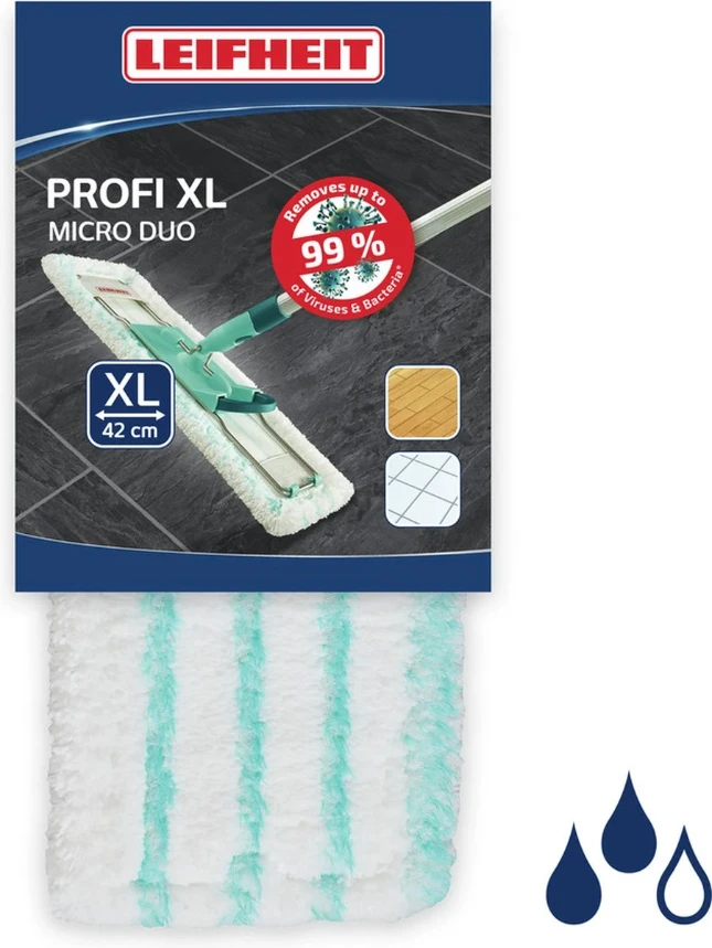 Leifheit Vloerwisser vervangingsdoek Profi XL micro duo