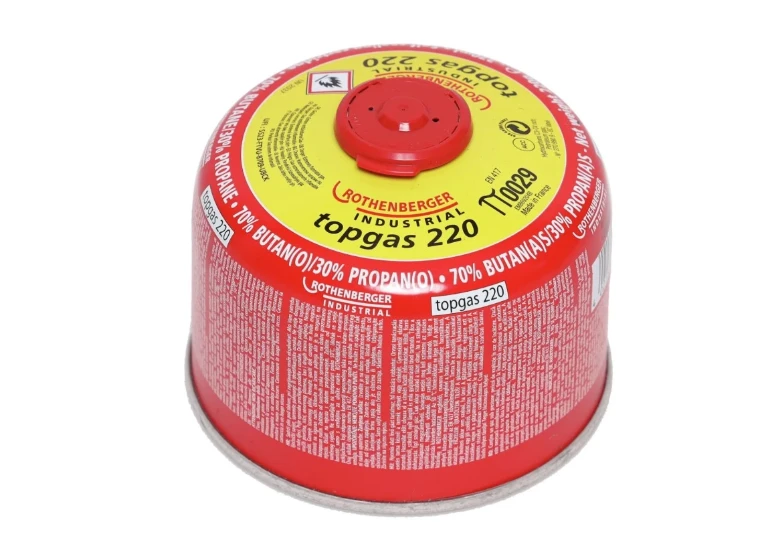 Rothenberger Gascartridge Topgas 220 7/16" EU (370ml)