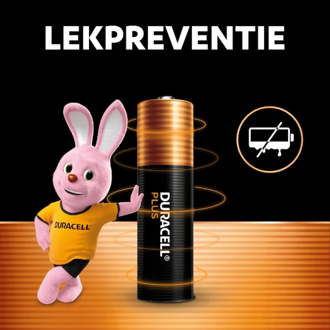 Duracell Plus Alkaline AAA-batterijen (12 stuks) Promo