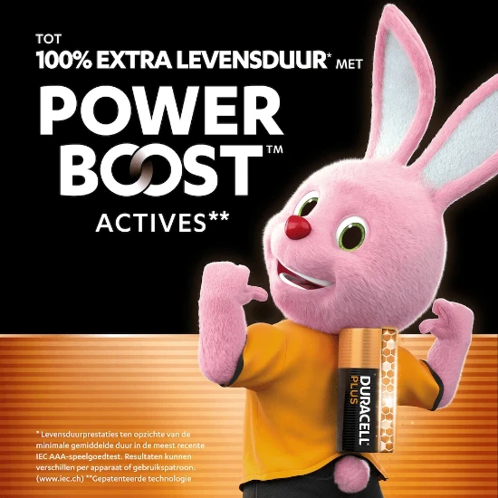 Duracell Plus Alkaline AAA-batterijen (12 stuks) Promo