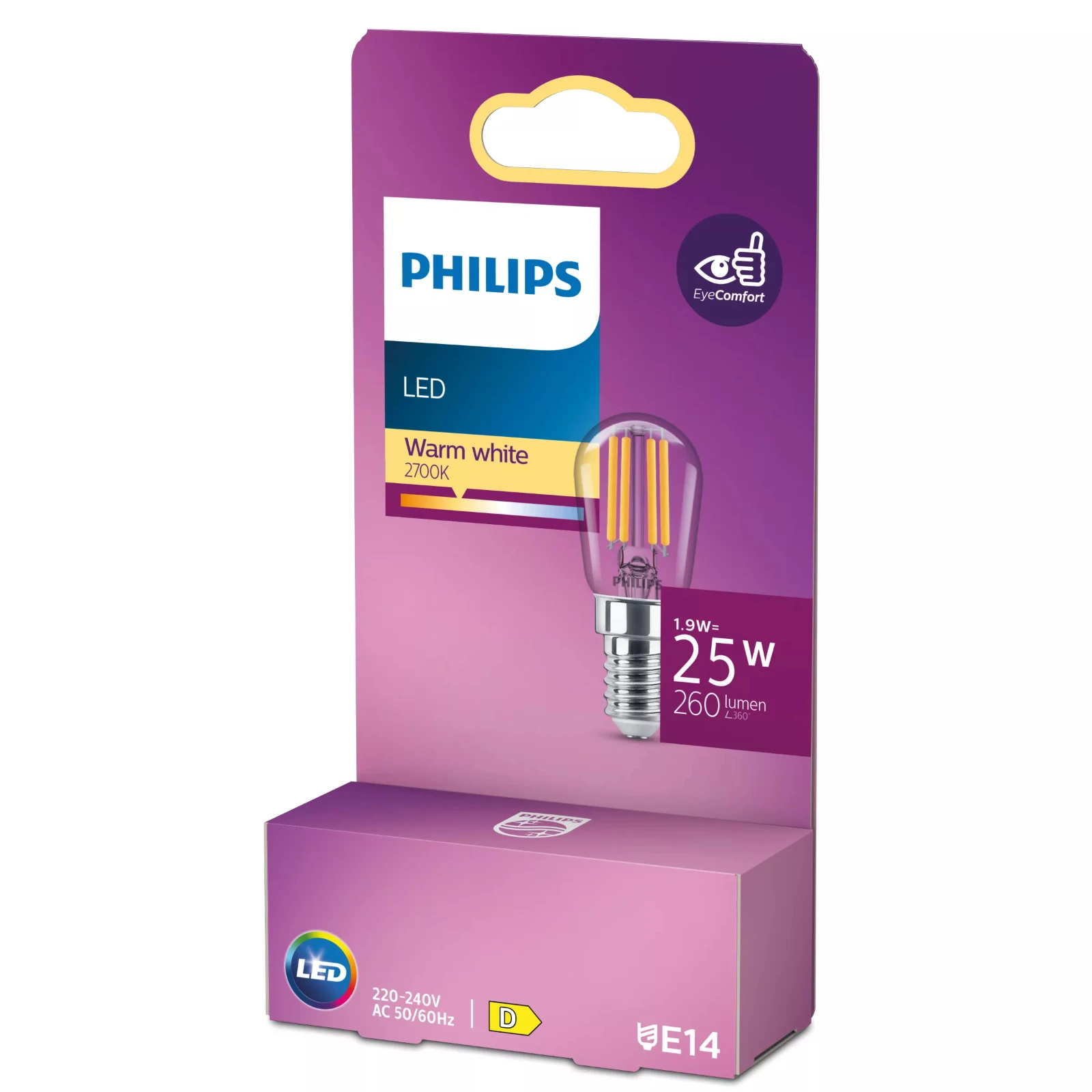 Philips LED Filament Classic 25W T25S E14 WW CL ND PFSRT6