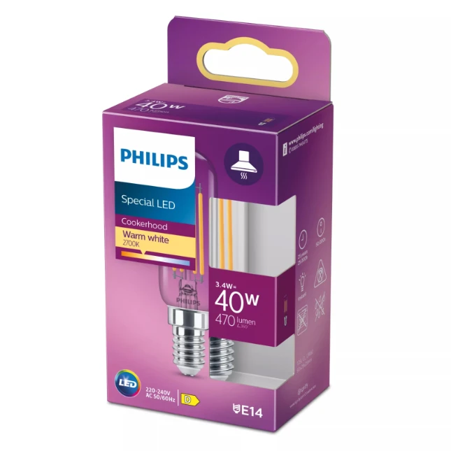 Philips LED Filament Classic 40W T25L E14 WW CL ND PFSRT4