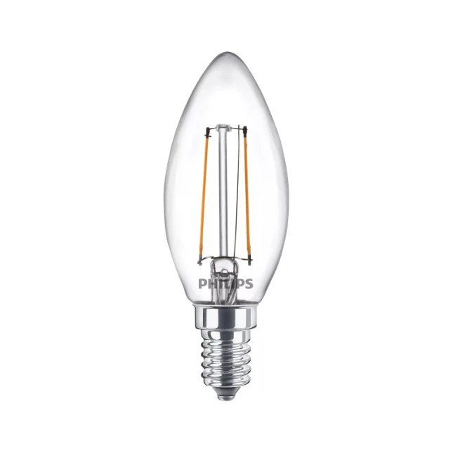 Philips LED Filament  Classic 25W B35 E14 WW CL ND 2PFSRT6