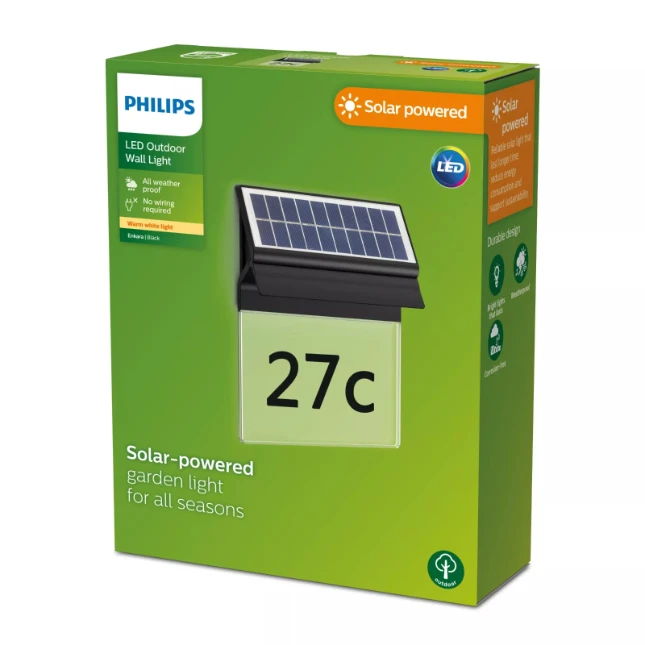 Philips Huisnummerlamp Enkara 0.2W 2700K zwart