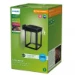 Philips Wandlamp Camill vierkant helder 1.4W 3000K zwart